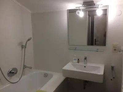 Ein Badezimmer in der Unterkunft Ferienhaus Nationalpark