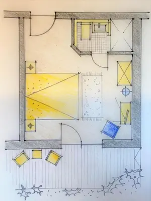 Grundriss der Unterkunft Landhaus Almdorf