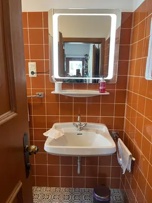 Ein Badezimmer in der Unterkunft Landhaus Christina Alpbach