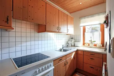 Küche/Küchenzeile in der Unterkunft Ferienwohnung Gimplinger