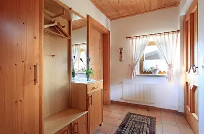 Ein Bett oder Betten in einem Zimmer der Unterkunft Ferienwohnung Gimplinger