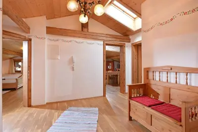 Ein Bett oder Betten in einem Zimmer der Unterkunft Gassenhof