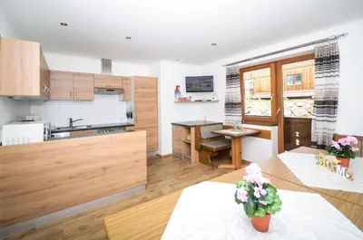 Küche/Küchenzeile in der Unterkunft MH Appartement Hochwimmer