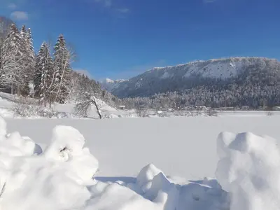BIO- Bauernhof Obermaurach im Winter