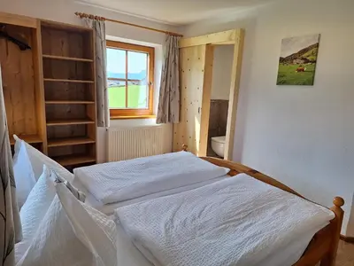 Ein Bett oder Betten in einem Zimmer der Unterkunft BIO- Bauernhof Obermaurach