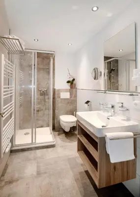 Ein Badezimmer in der Unterkunft Gästehaus Luise