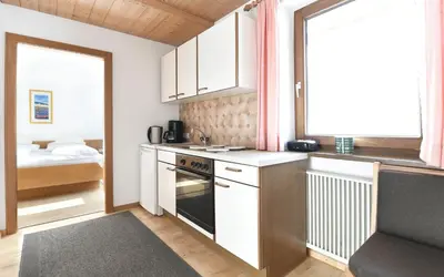 Küche/Küchenzeile in der Unterkunft Gästehaus Luise