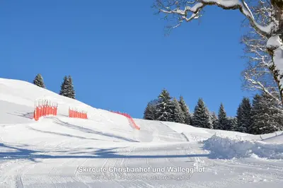 Ski In-Ski Out - Gästehäuser Saalbach-Hinterglemm - Wallegghof Christianhof im Winter