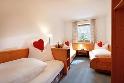 Ein Bett oder Betten in einem Zimmer der Unterkunft Appartements Spieljoch by Unterlercher