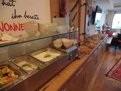 Essen in der Pension oder in der Nähe