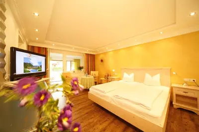 Ein Bett oder Betten in einem Zimmer der Unterkunft Gut Hanneshof