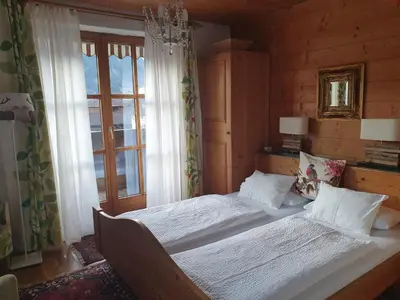 Ein Bett oder Betten in einem Zimmer der Unterkunft Appartement Pension Bäckenhäusl FERIENWOHNUNGEN Chalets Hütten Komfortzimmer