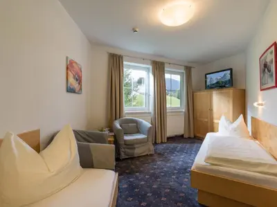 Ein Bett oder Betten in einem Zimmer der Unterkunft Landhaus Margarethe