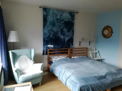Ein Bett oder Betten in einem Zimmer der Unterkunft Haus am Sonnweg