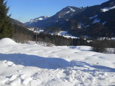 Naturlandschaft in der Nähe des Chalets