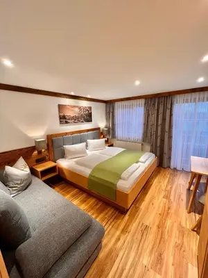 Ein Bett oder Betten in einem Zimmer der Unterkunft Denggnhof