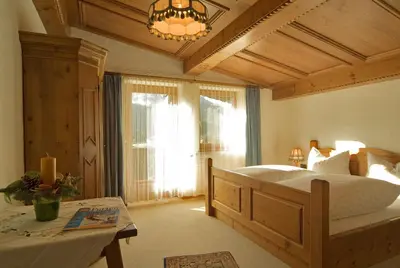 Ein Bett oder Betten in einem Zimmer der Unterkunft Gästehaus Rosi