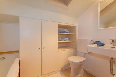 Ein Badezimmer in der Unterkunft Gästehaus Rosi