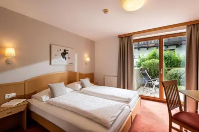 Ein Bett oder Betten in einem Zimmer der Unterkunft Appartements Barbara