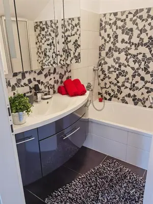Ein Badezimmer in der Unterkunft Appartement Hofer