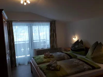 Ein Bett oder Betten in einem Zimmer der Unterkunft Appartement Wildkogelblick