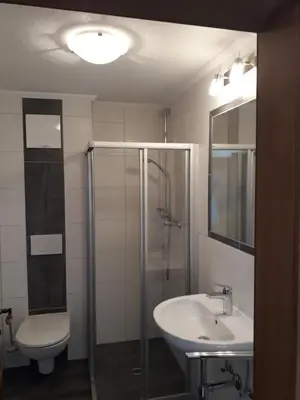 Ein Badezimmer in der Unterkunft Appartement Wildkogelblick
