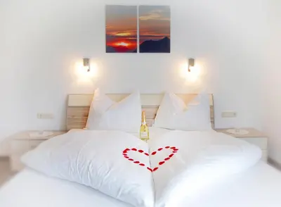Ein Bett oder Betten in einem Zimmer der Unterkunft Apartments Fiechtl