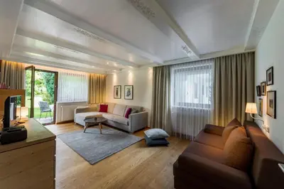 Ein Sitzbereich in der Unterkunft Haus Hager - Maria Hager