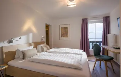 Ein Bett oder Betten in einem Zimmer der Unterkunft Appartements Oswald