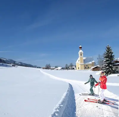 Chalet Der Tyroler Adler im Zentrum vom Wilden Kaiser im Winter