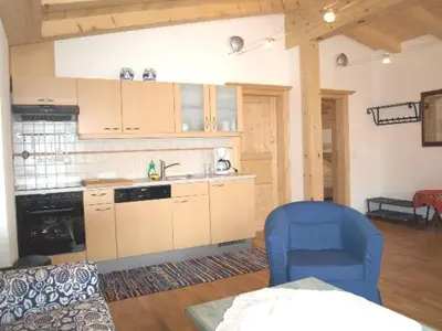 Küche/Küchenzeile in der Unterkunft Chalet Der Tyroler Adler im Zentrum vom Wilden Kaiser