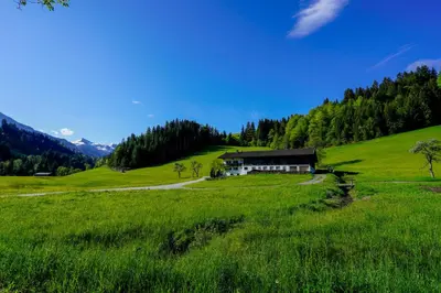 Naturlandschaft in der Nähe des Ferienhauses