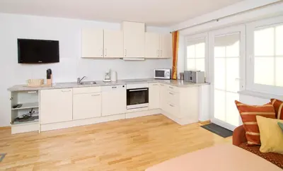Küche/Küchenzeile in der Unterkunft Appartement Kurz Top 1