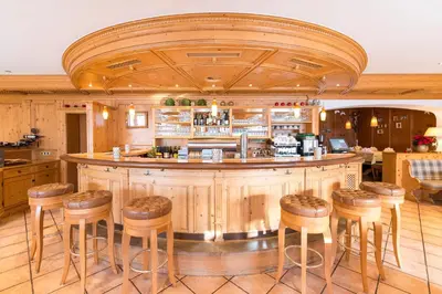 Lounge oder Bar in der Unterkunft Der Berghof