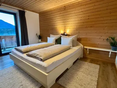Ein Bett oder Betten in einem Zimmer der Unterkunft Landhaus Barbara