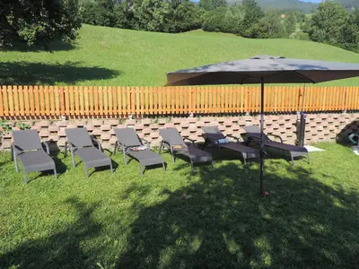 Ein Garten an der Unterkunft Ritzerhof Apartments