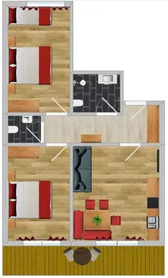Grundriss der Unterkunft Ritzerhof Apartments