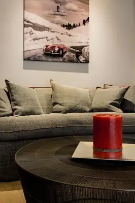 Ein Sitzbereich in der Unterkunft Appartements Erwin Hüttl III