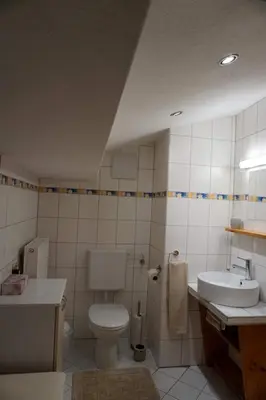 Ein Badezimmer in der Unterkunft Rainerkrämer