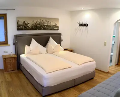 Ein Bett oder Betten in einem Zimmer der Unterkunft Hirzinger Marlis