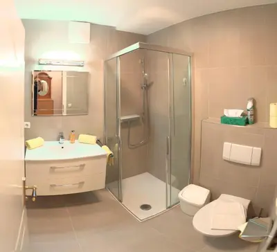 Ein Badezimmer in der Unterkunft Hirzinger Marlis
