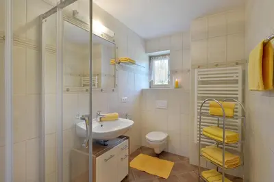Ein Badezimmer in der Unterkunft Appartement Ahornblick