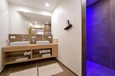 Ein Badezimmer in der Unterkunft Appartement Ahornblick