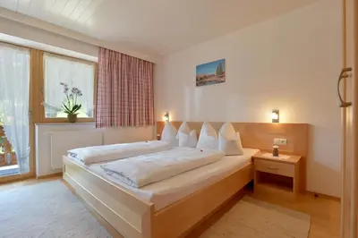 Ein Bett oder Betten in einem Zimmer der Unterkunft Appartement Ahornblick