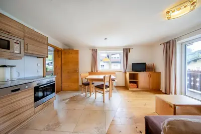 Küche/Küchenzeile in der Unterkunft Apartmenthaus Berndlalm