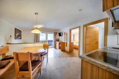 Küche/Küchenzeile in der Unterkunft Apartmenthaus Berndlalm