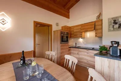 Küche/Küchenzeile in der Unterkunft Appartement Lindner Hannes