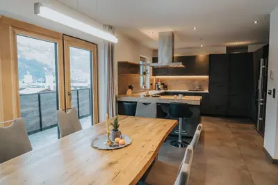 Küche/Küchenzeile in der Unterkunft Apartklusiv Kaltenbach