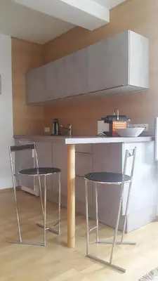 Küche/Küchenzeile in der Unterkunft Haus Schönblick - wunderbare Zentrumslage