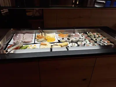 Essen im Hotel oder in der Nähe